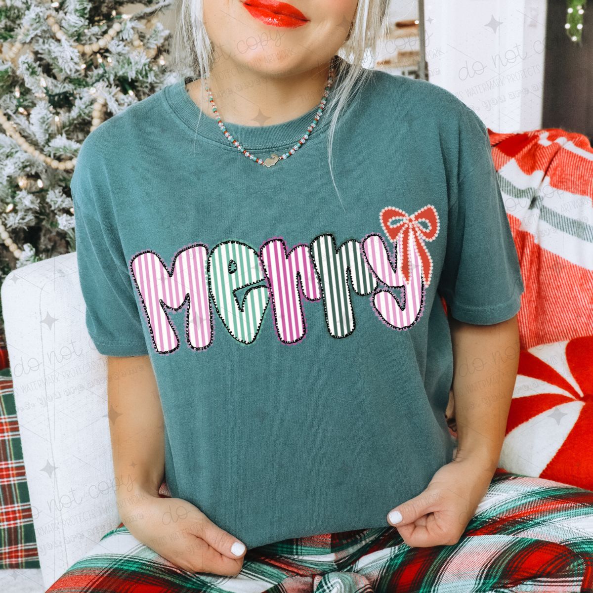 COQUETTE PREPPY MERRY - DTF TRANSFER