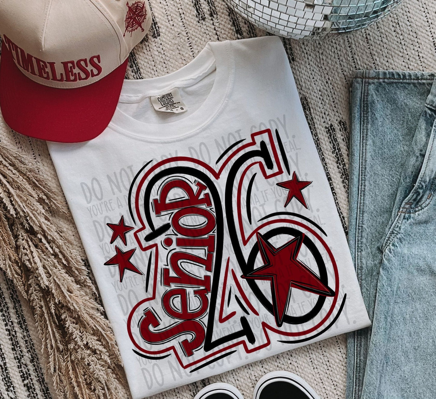 SENIOR 2026 DOODLE - CUSTOM TRANSFER