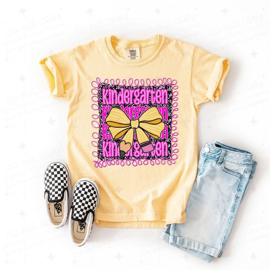 COQUETTE KINDERGARTEN - DTF TRANSFER