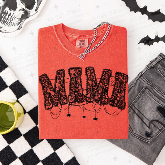 MAMA - FAUX LACE - DTF TRANSFER