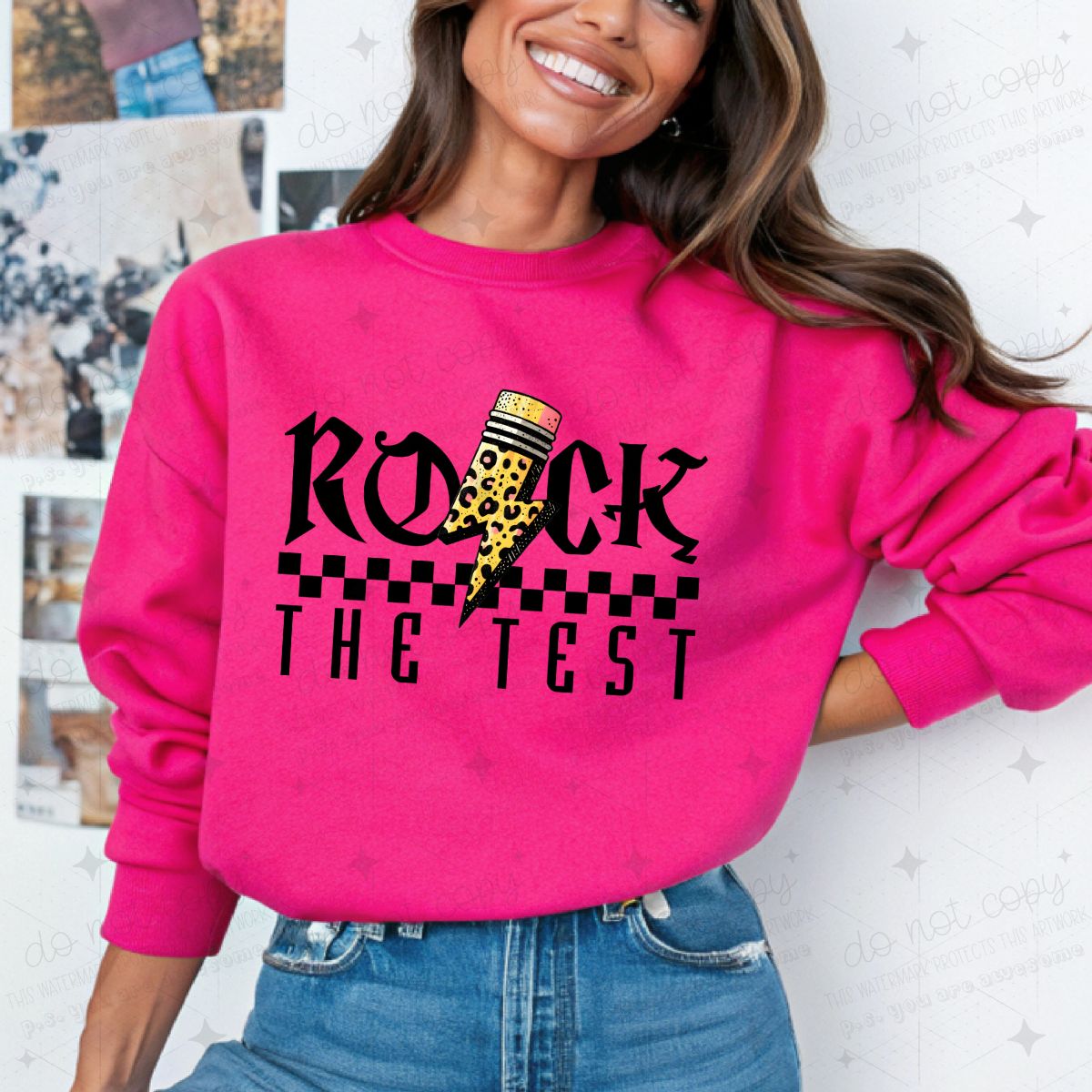 ROCK THE TEST - DTF TRANSFER