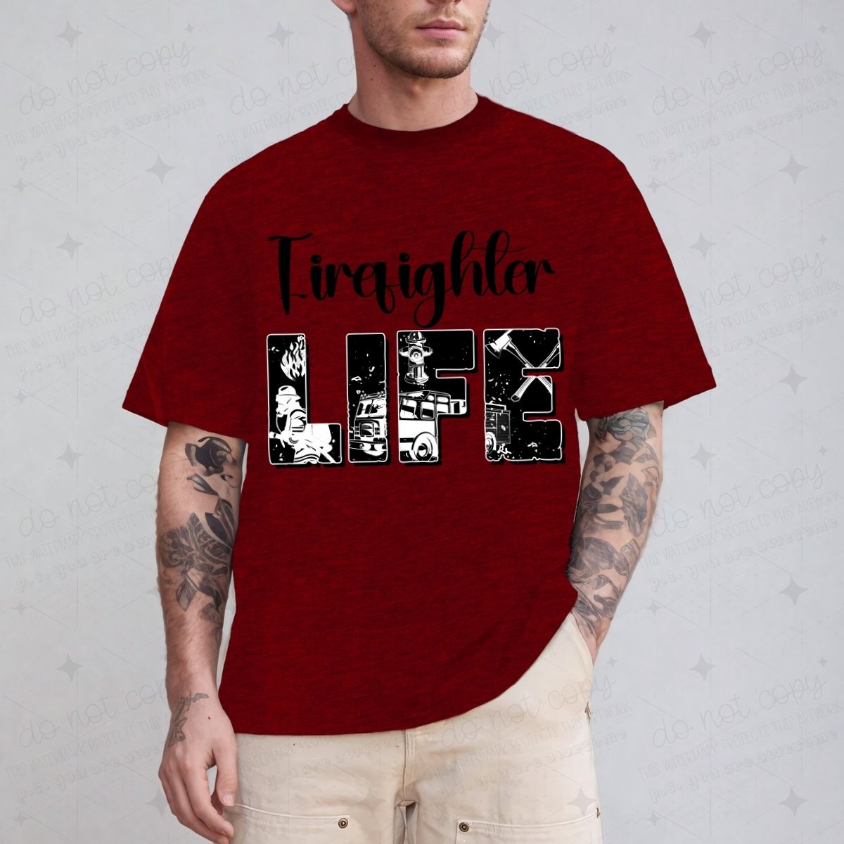 FIREFIGHTER LIFE - DTF TRANSFER