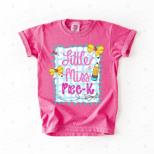 COQUETTE LITTLE MISS PRE-K - DTF TRANSFER