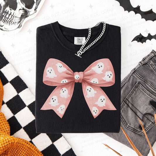 COQUETTE GHOST BOW - DTF TRANSFER