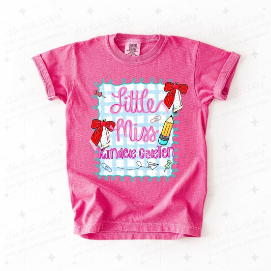 COQUETTE LITTLE MISS KINDERGARTEN - DTF TRANSFER