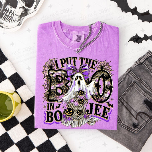 COQUETTE I PUT THE BOO IN BOUJEE - DTF TRANSFER