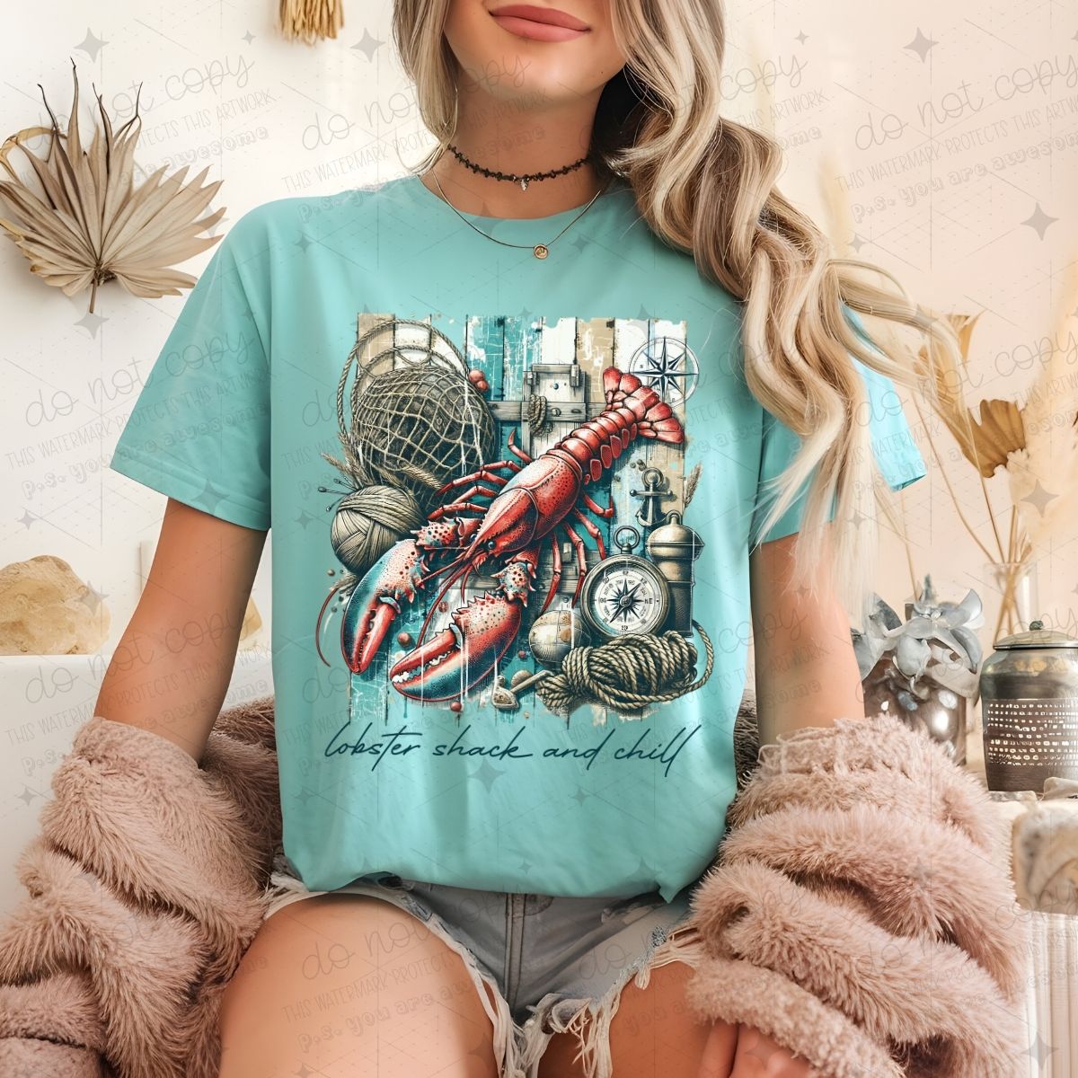 LOBSTER SHACK AND CHILL - DTF TRANSFER