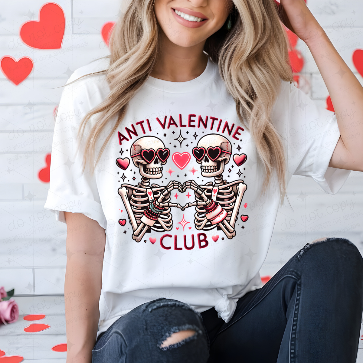 ANTI VALENTINE CLUB - DTF TRANSFER