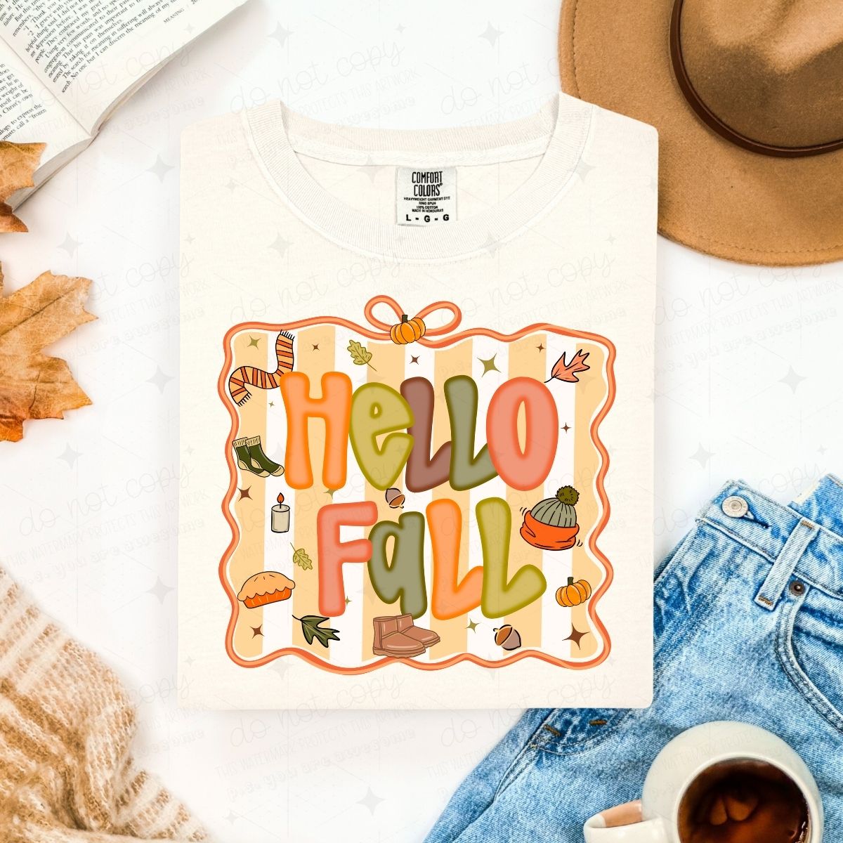 COQUETTE HELLO FALL - DTF TRANSFER