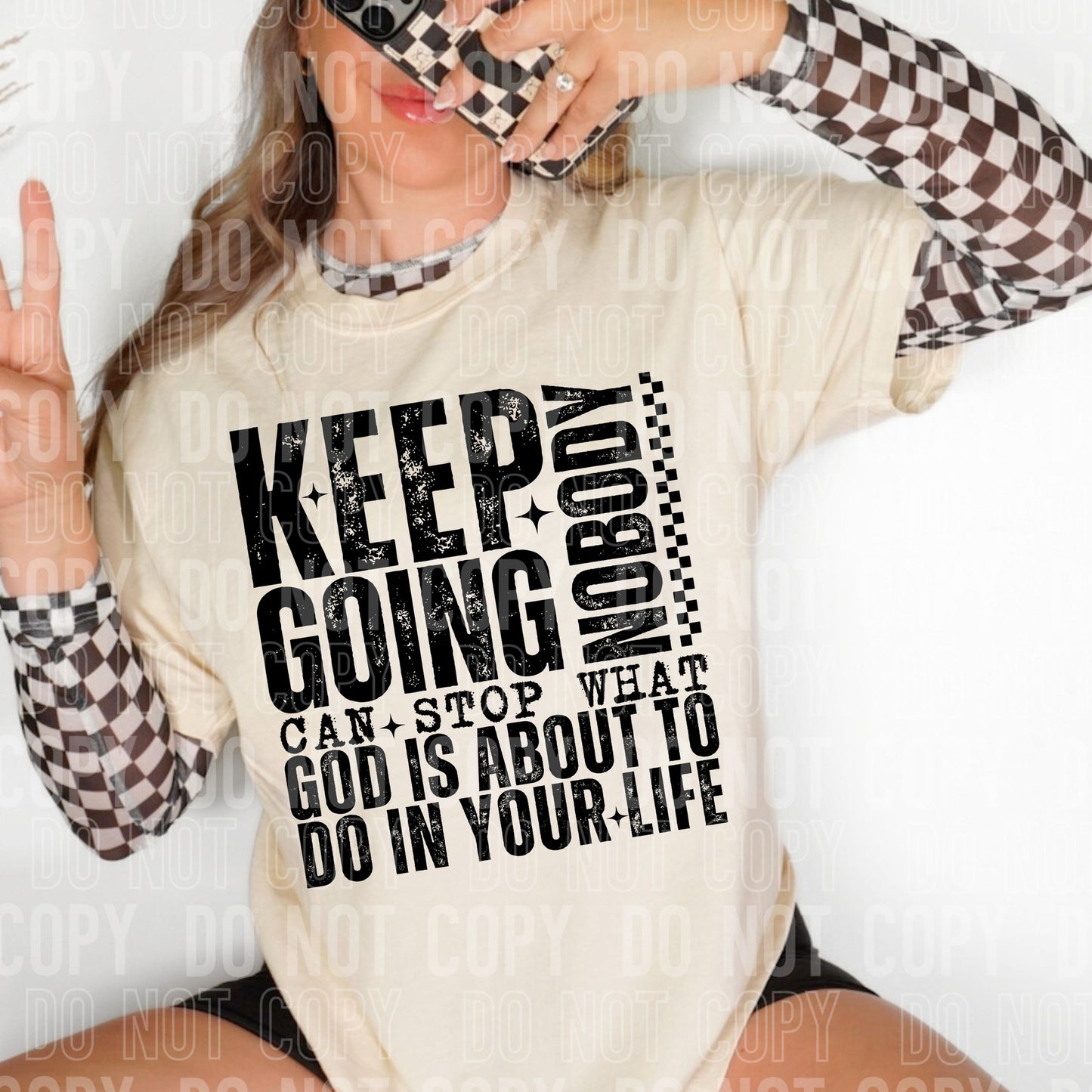 KEEP GOING - *OLLIE & CO. EXCLUSIVE* - DTF TRANSFER