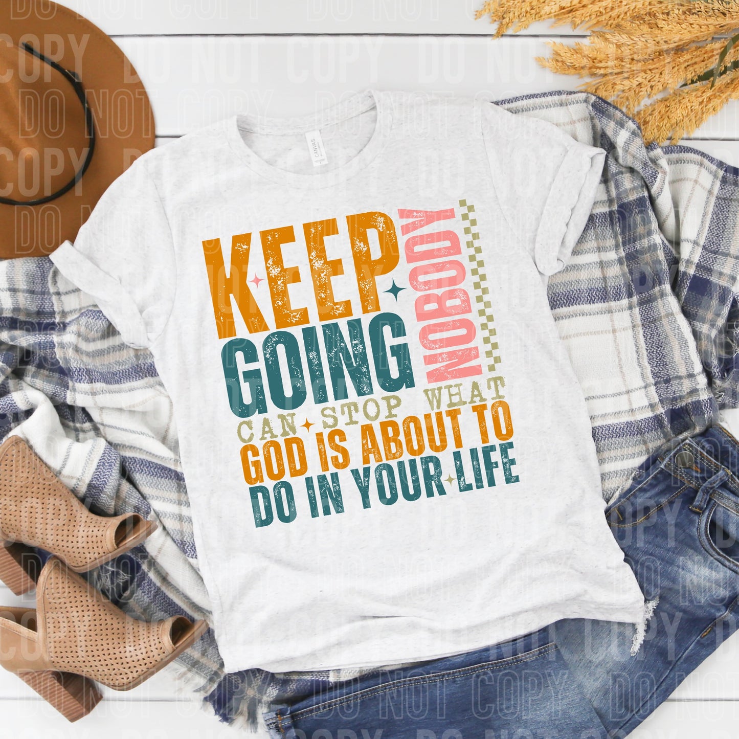 KEEP GOING - *OLLIE & CO. EXCLUSIVE* - DTF TRANSFER