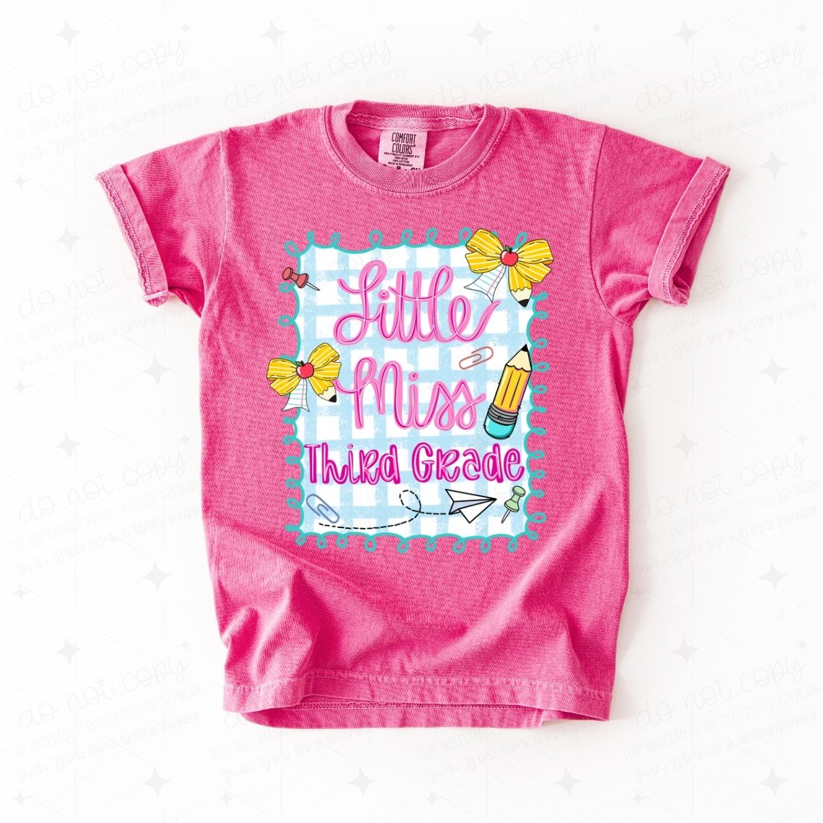 COQUETTE LITTLE MISS THIRD GRADE - DTF TRANSFER