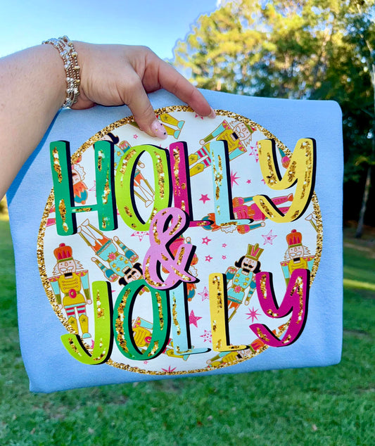 HOLLY & JOLLY NUTCRACKERS - DTF TRANSFER