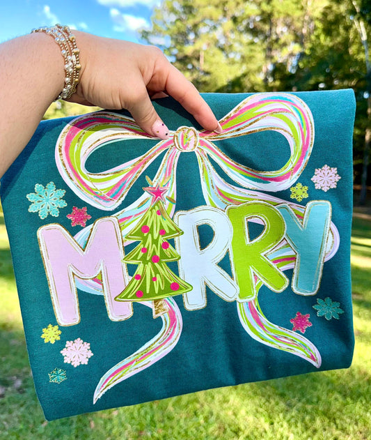 MERRY BOW - DTF TRANSFER