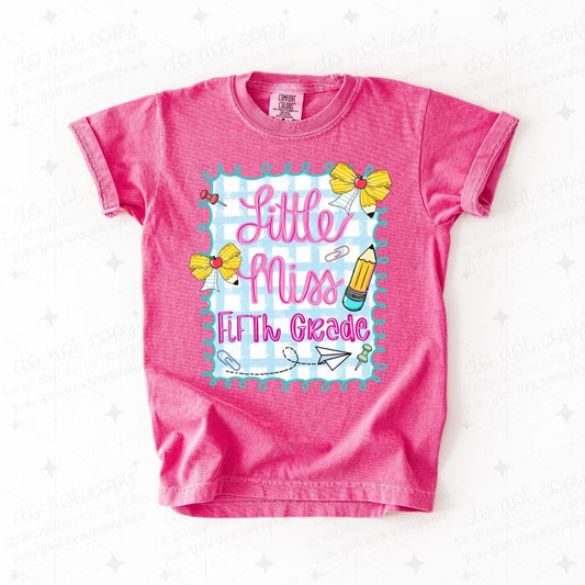 COQUETTE LITTLE MISS FIFTH GRADE - DTF TRANSFER