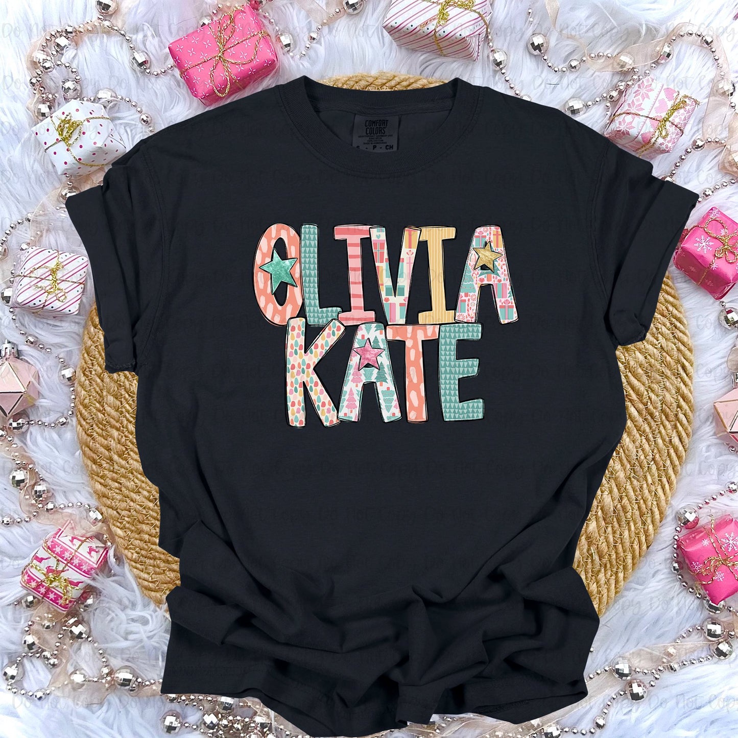 HOLLY JOLLY NAMES - CUSTOM TRANSFER