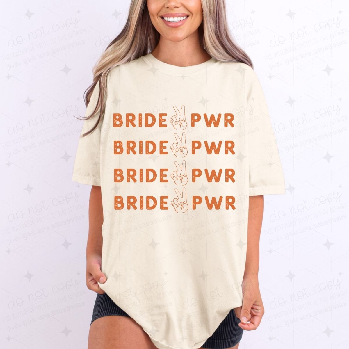 BRIDE PWR - DTF TRANSFER