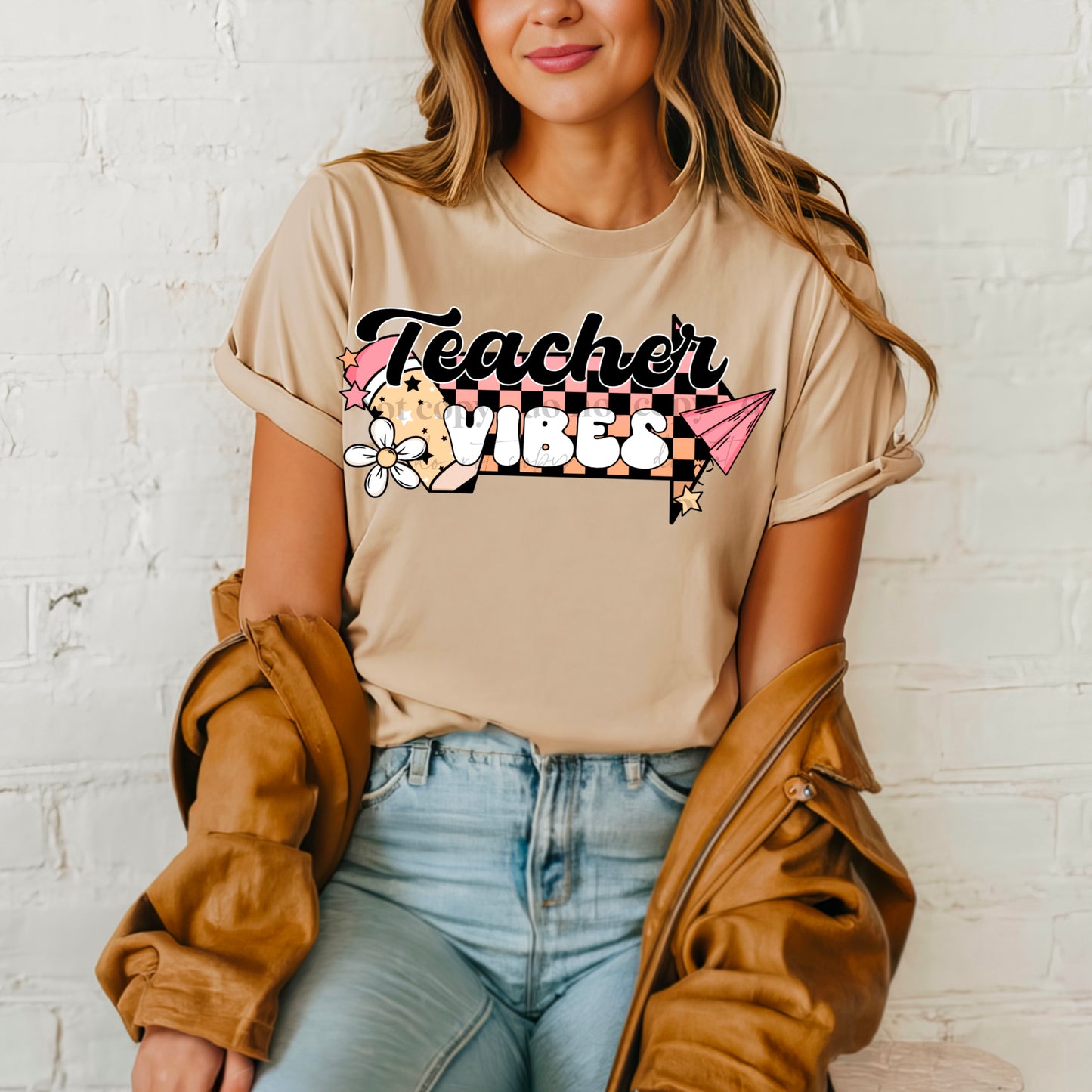 TEACHER VIBES - DTF TRANSFER