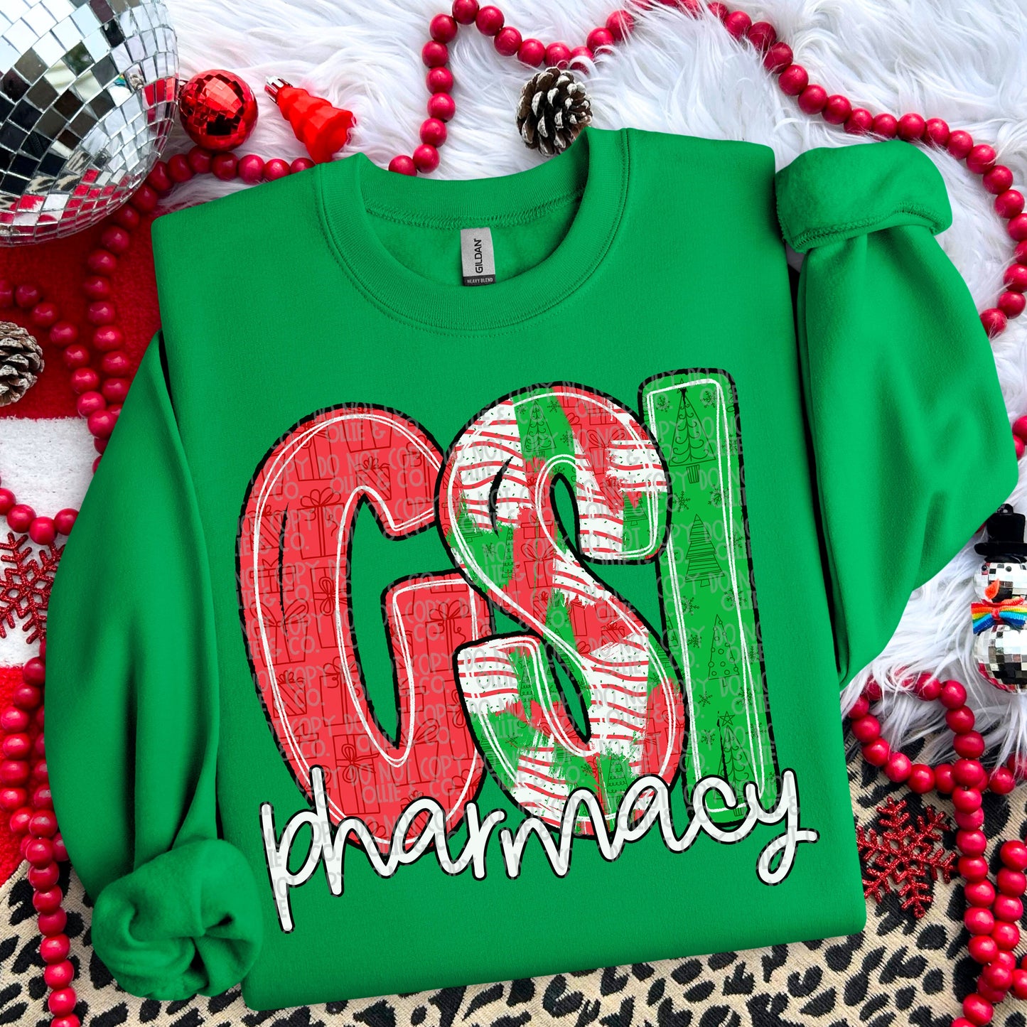 HAND LETTERED CHRISTMAS NAMES *OLLIE & CO. EXCLUSIVE* - CUSTOM TRANSFER