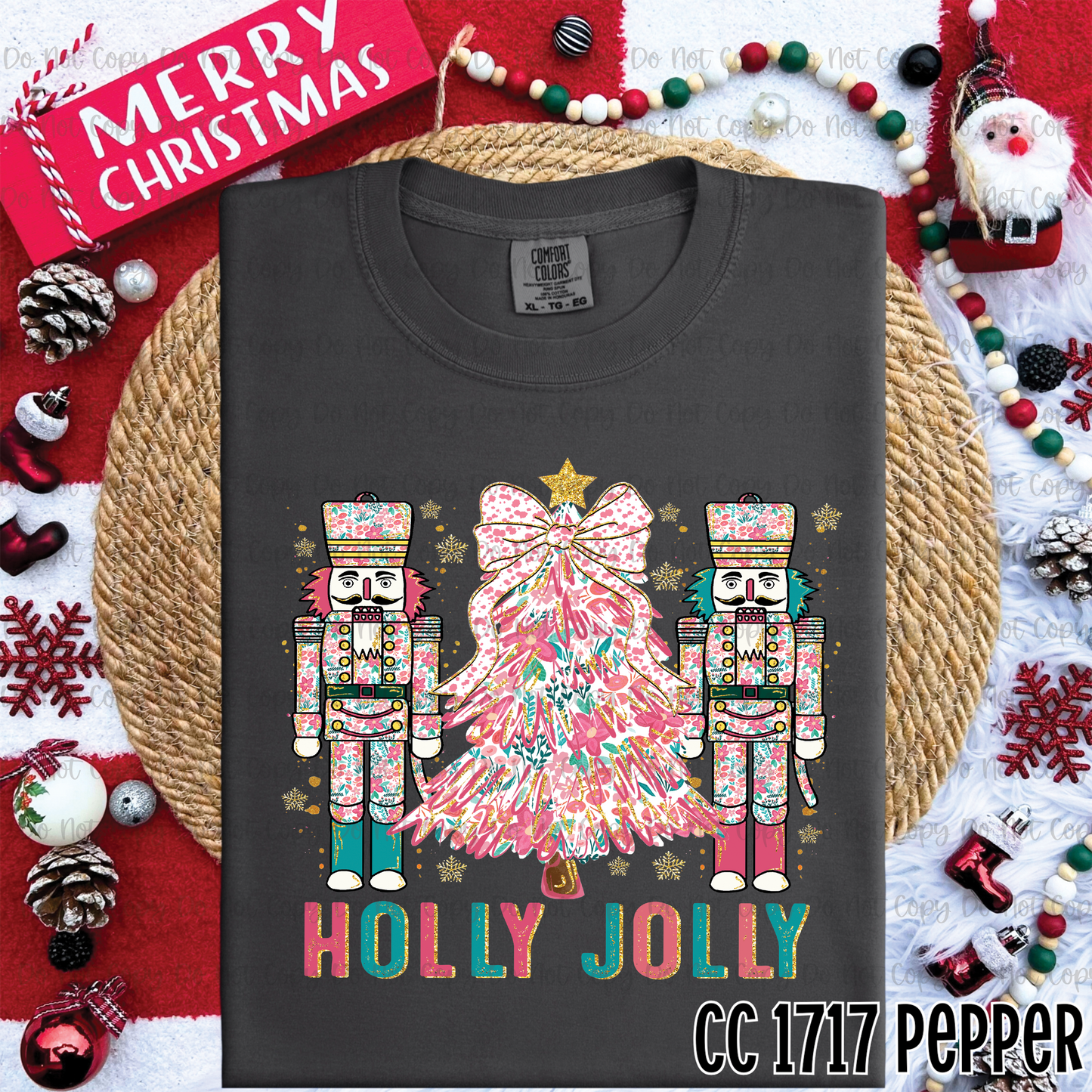 HOLLY JOLLY NUTCRACKERS - DTF TRANSFER