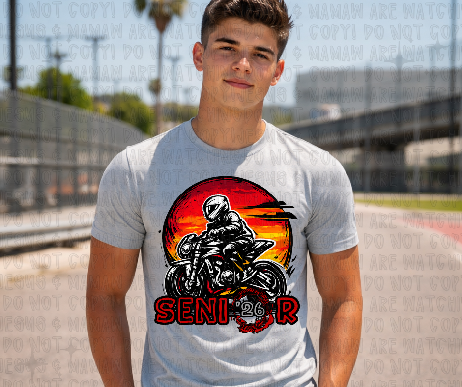 SENIOR 2026 BIKE - DTF TRANSFER