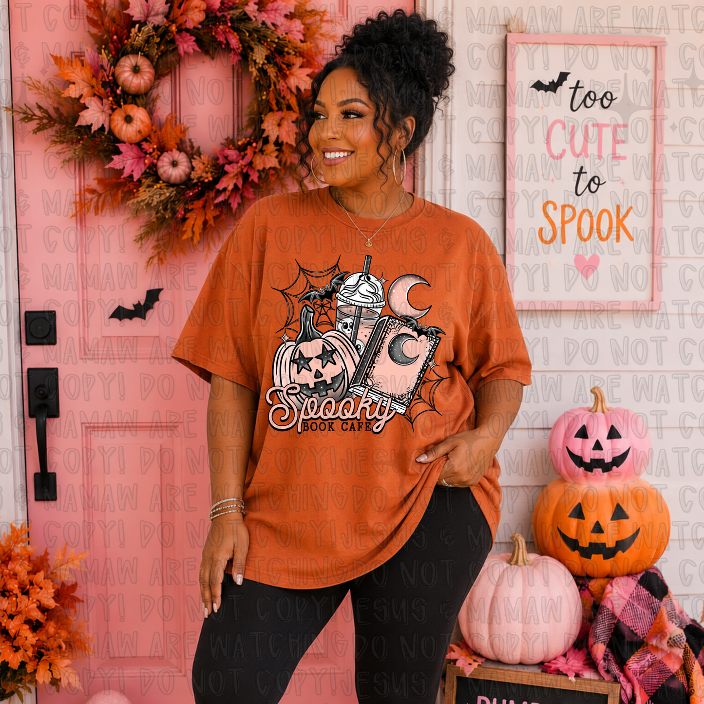 SPOOKY BOOK CAFE - DTF TRANSFER