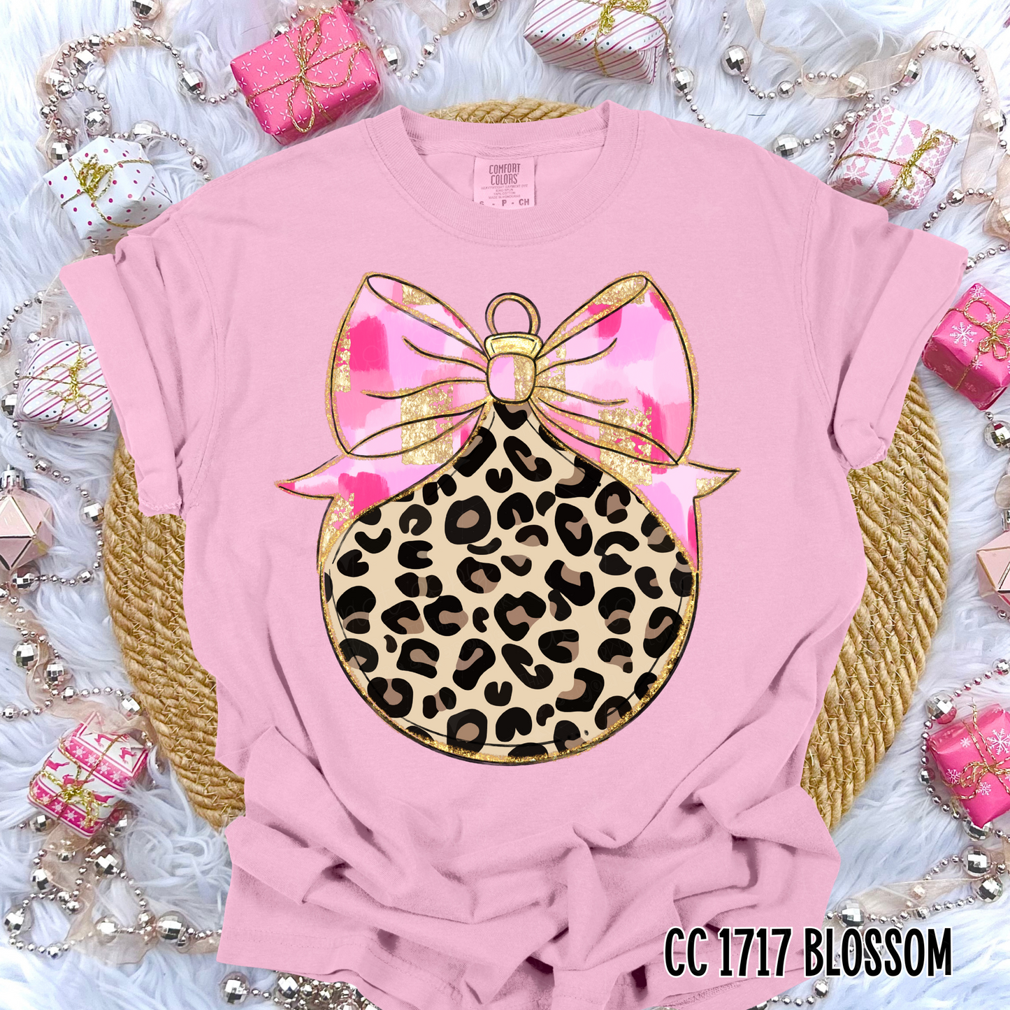 LEOPARD ORNAMENT - DTF TRANSFER