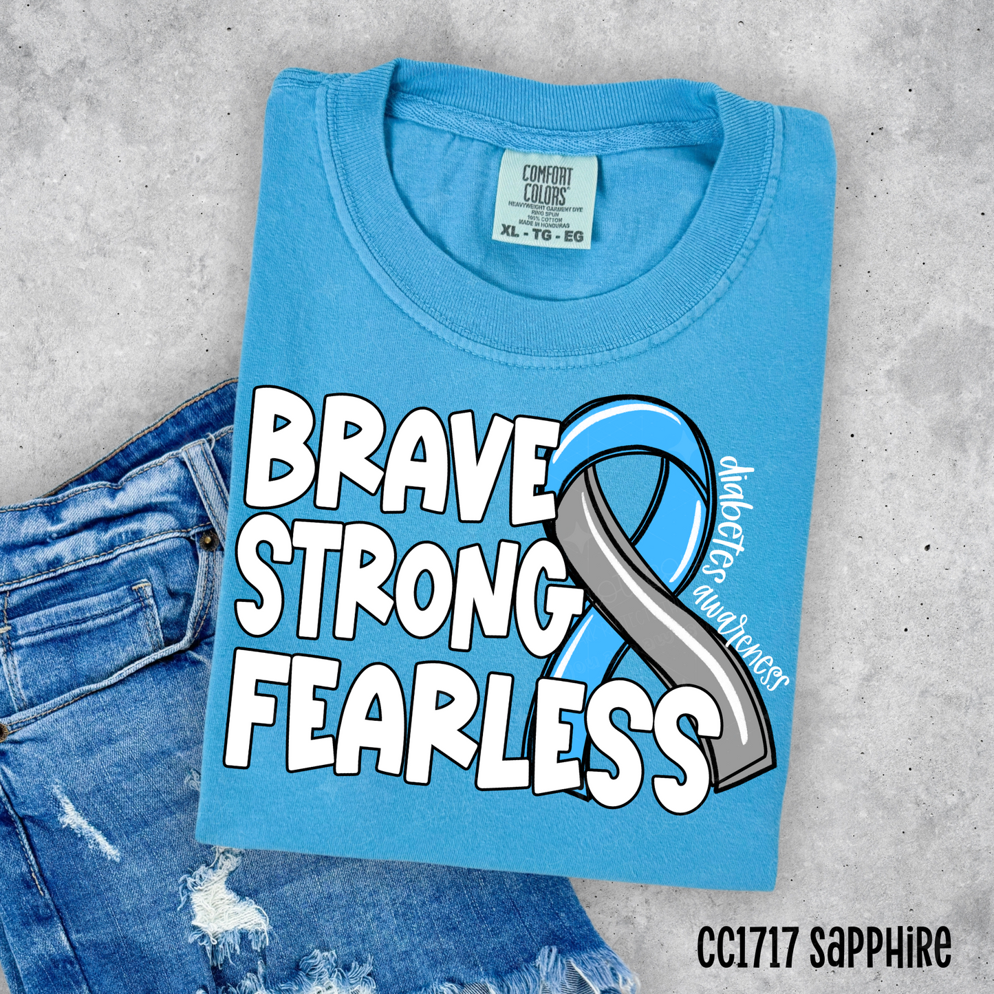 BRAVE STRONG FEARLESS - DTF TRANSFER