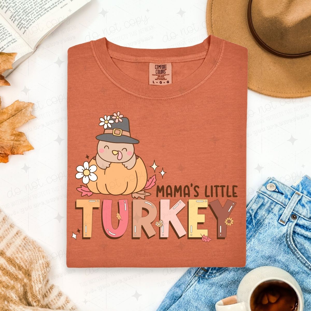 MAMA'S LITTLE TURKEY - DTF TRANSFER