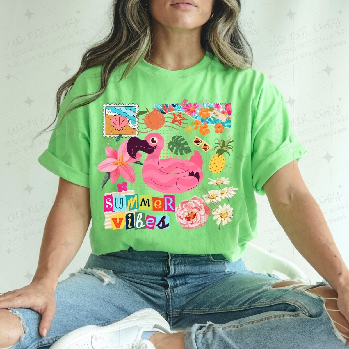 SUMMER VIBES - DTF TRANSFER