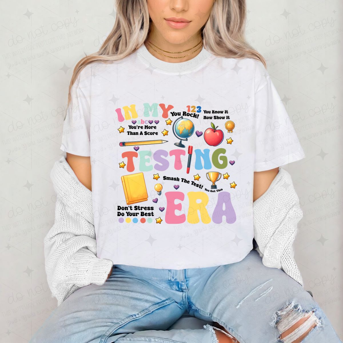 IN MY TESTING ERA - DTF TRANSFER