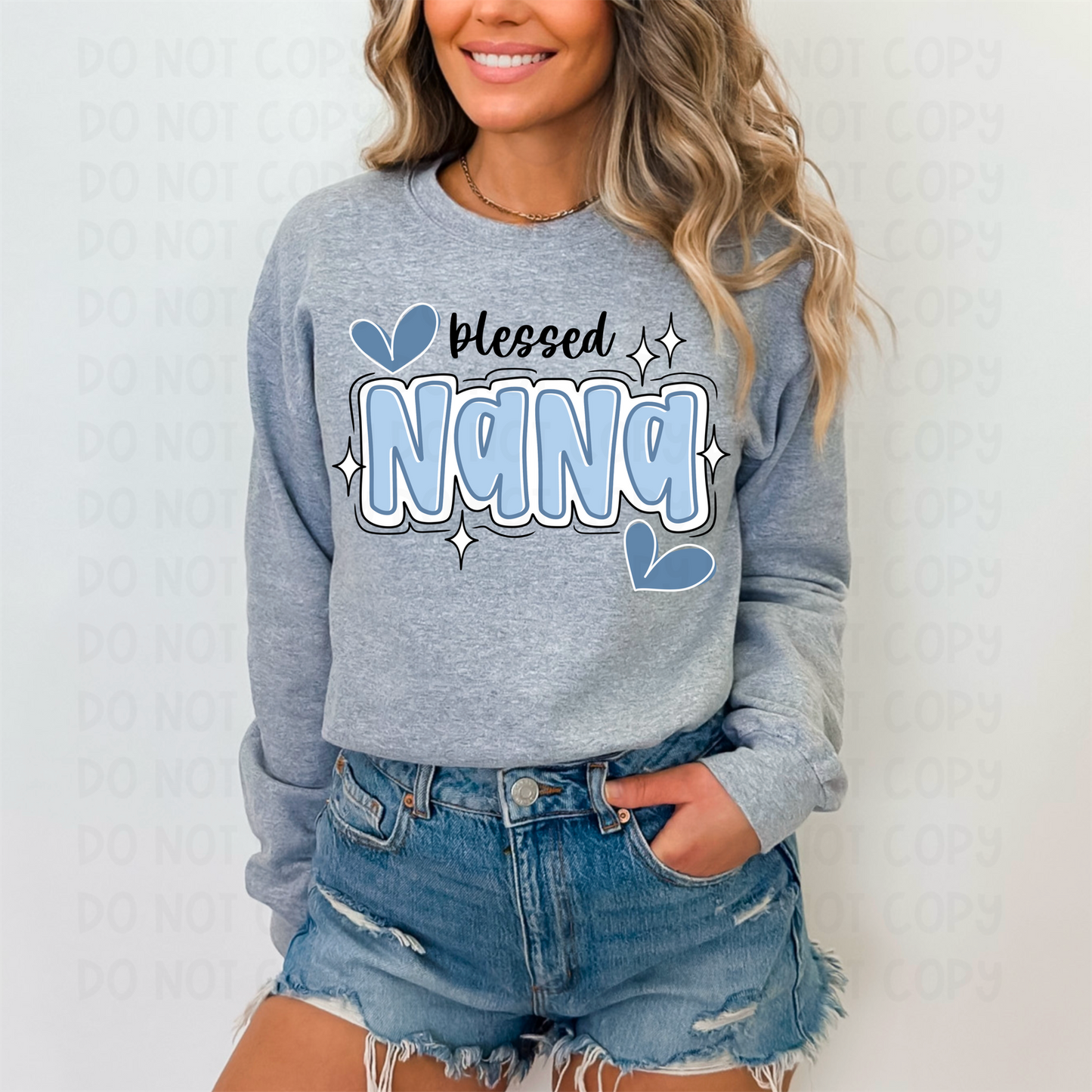 BLESSED NAME - DTF TRANSFER