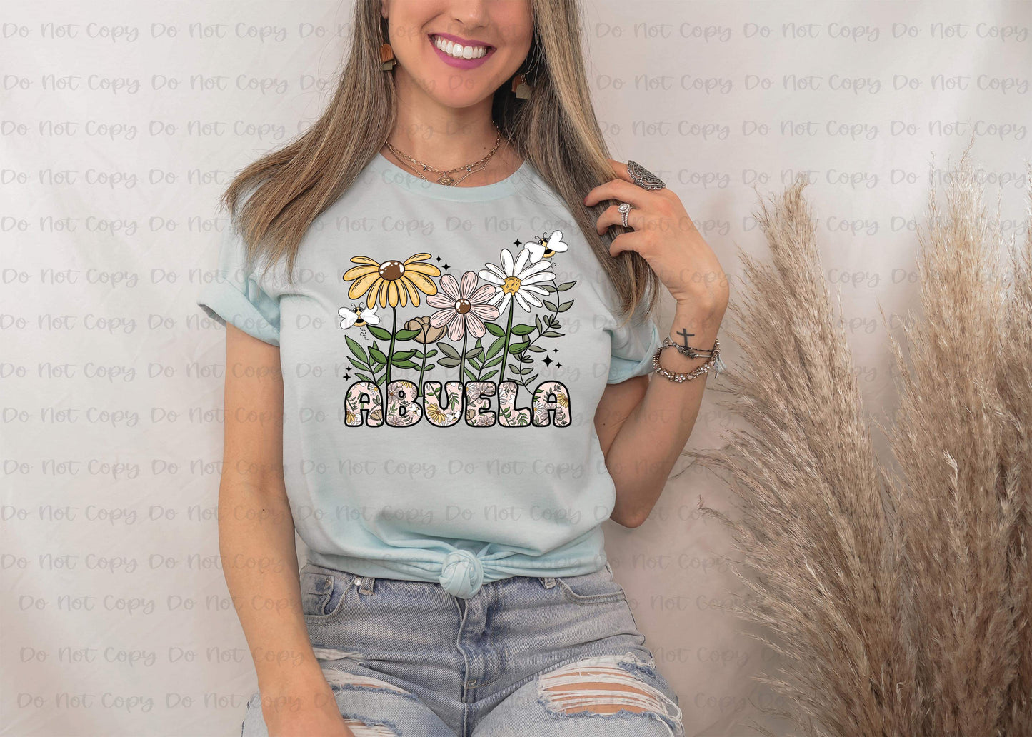 FLORAL SPRING NAMES - DTF TRANSFER