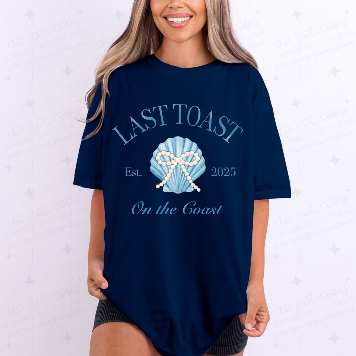 COQUETTE LAST TOAST ON THE COAST - DTF TRANSFER