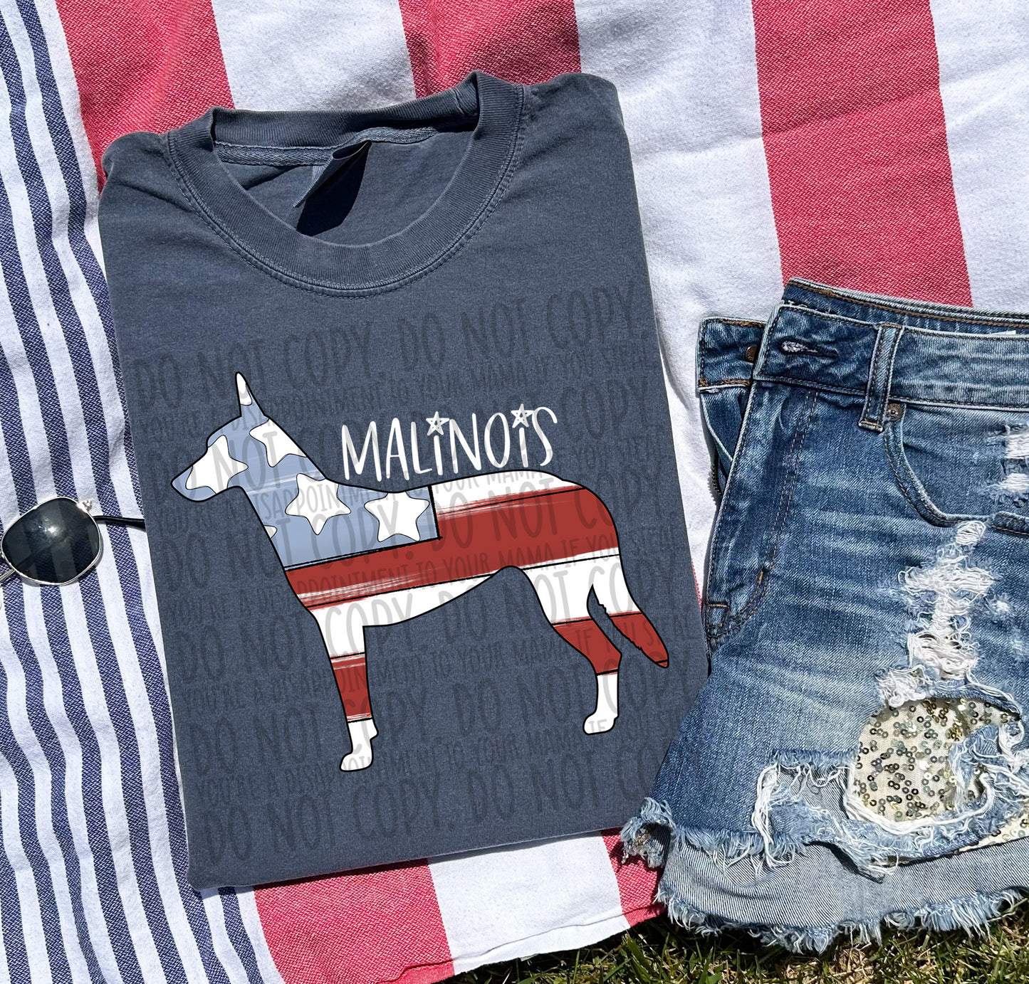 PATRIOTIC DOGS - DTF TRANSFER
