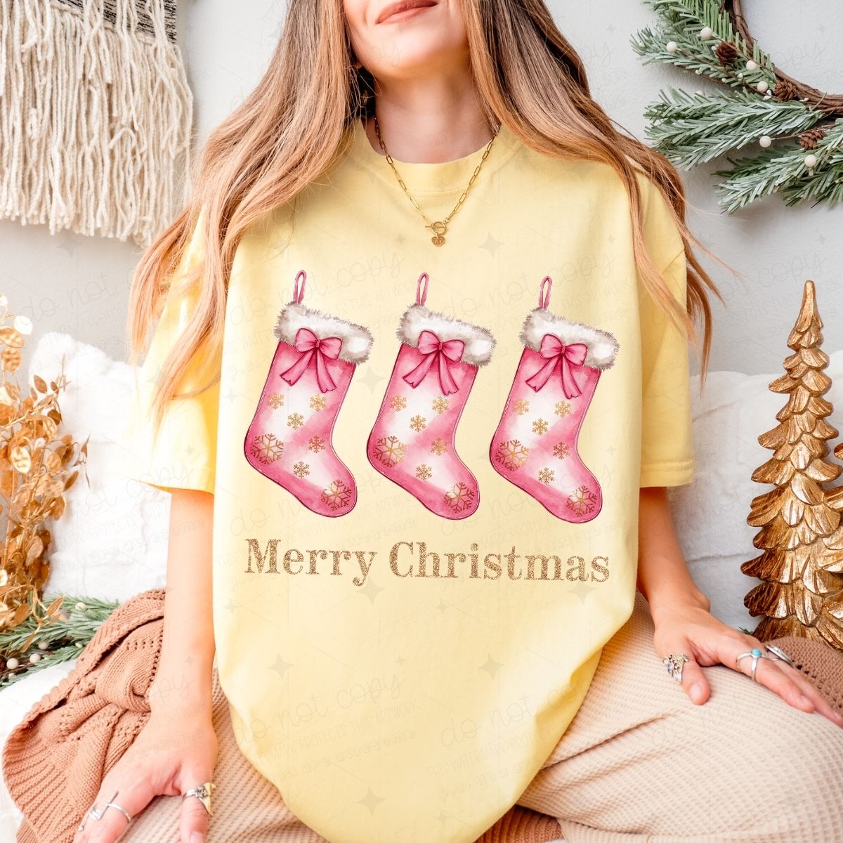 COQUETTE MERRY CHRISTMAS - DTF TRANSFER