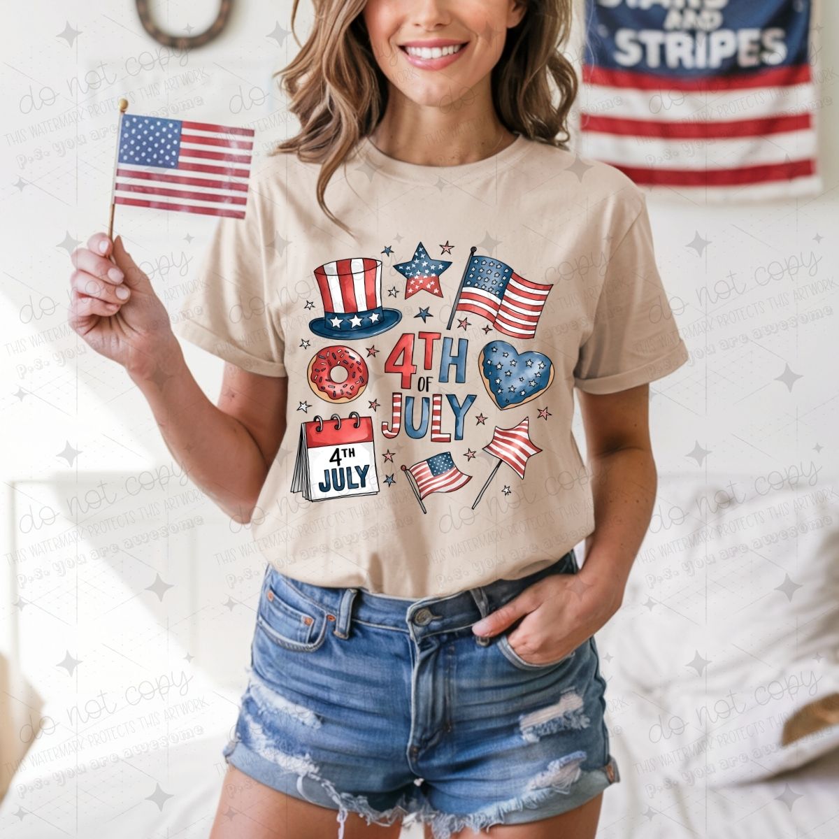 4TH OF JULY - DTF TRANSFER