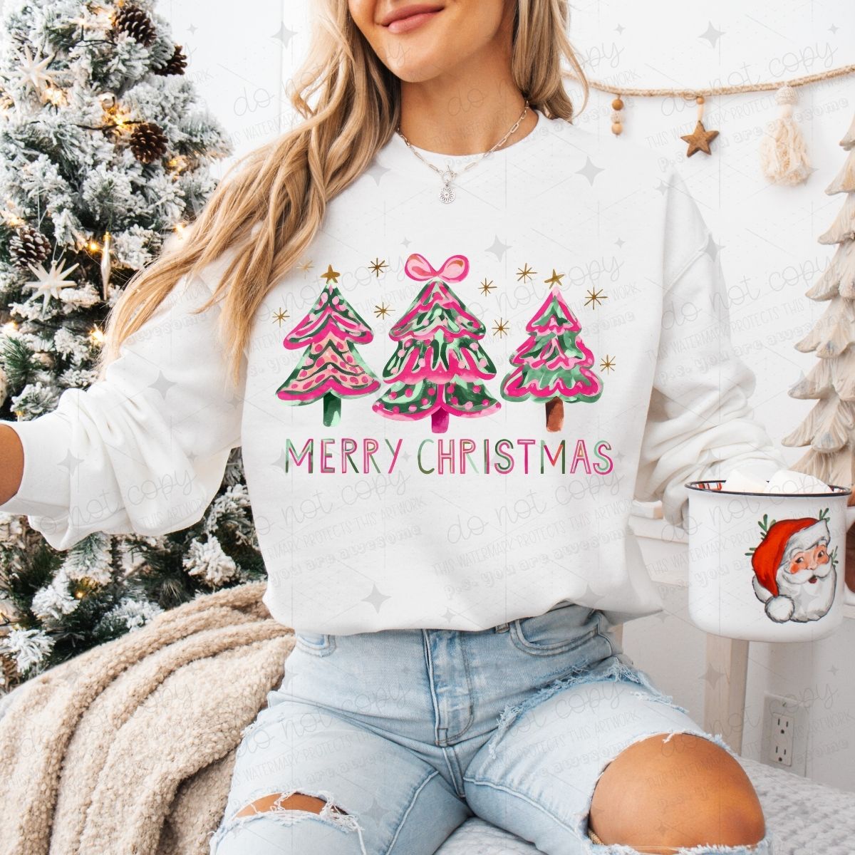 COQUETTE MERRY CHRISTMAS - DTF TRANSFER