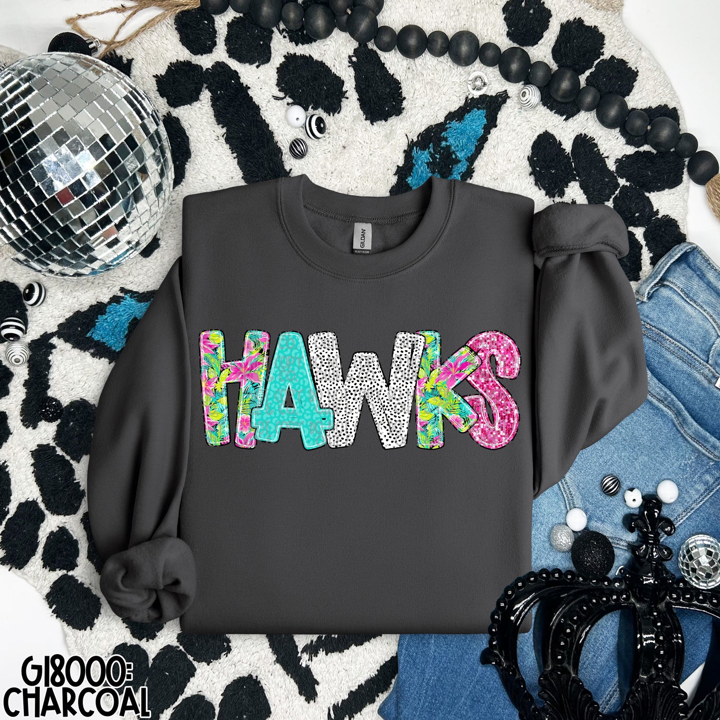 PREPPY TROPICAL PARADISE - MOCKUP ONLY