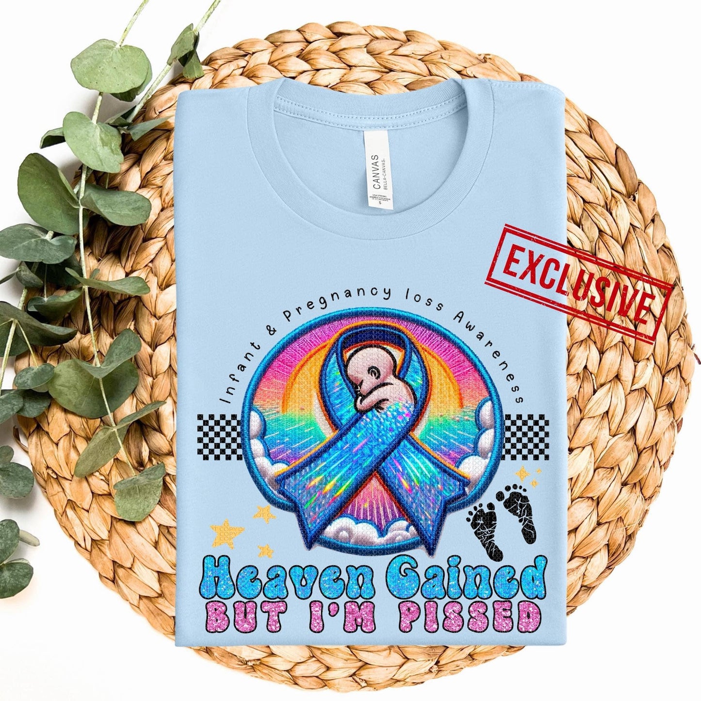 HEAVEN GAINED BUT I'M PISSED *OLLIE & CO. EXCLUSIVE* - DTF TRANSFER