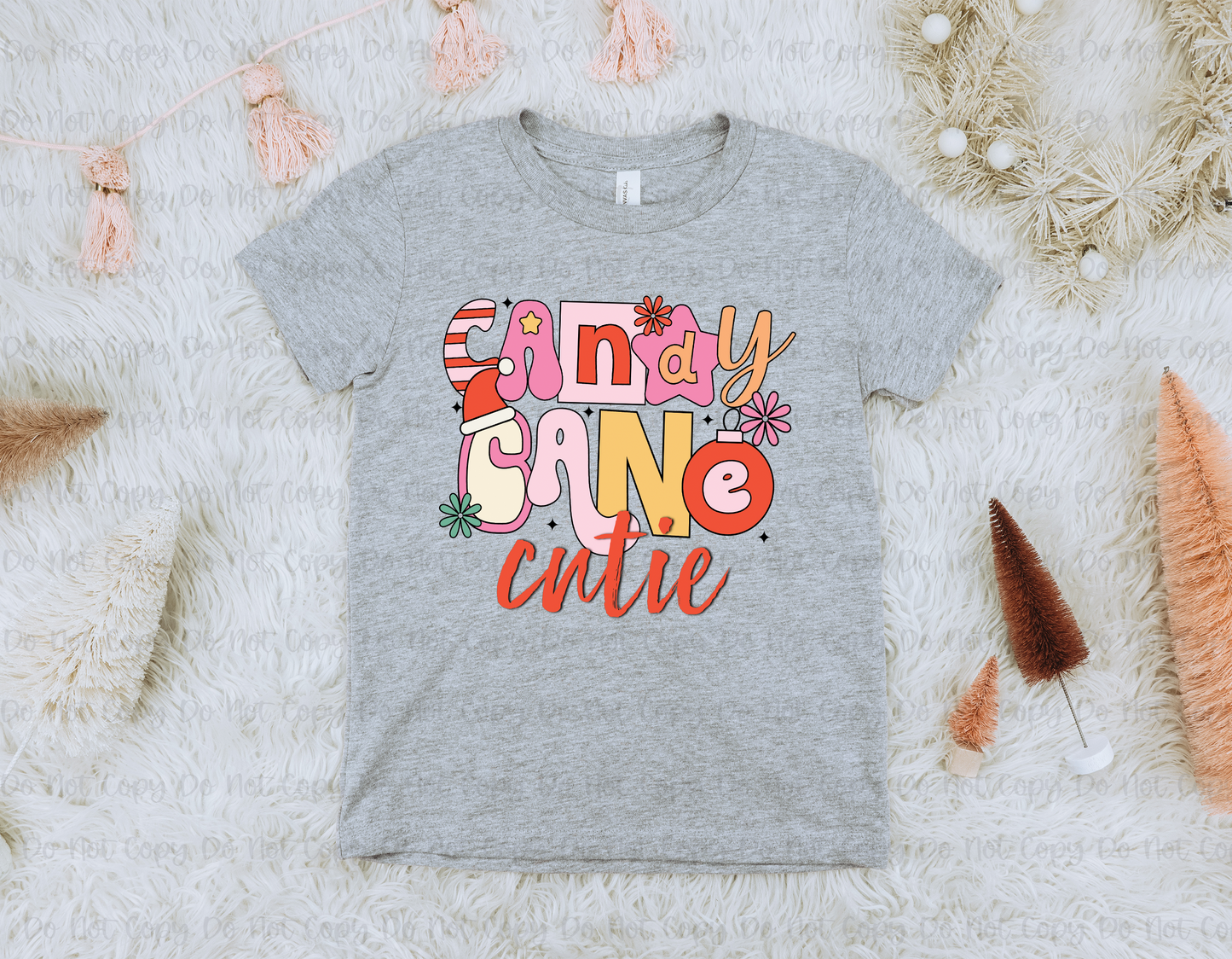 CANDY CANE CUTIE - DTF TRANSFER