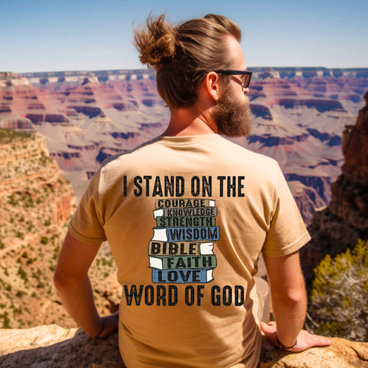 I STAND ON THE WORD OF GOD - DTF TRANSFER