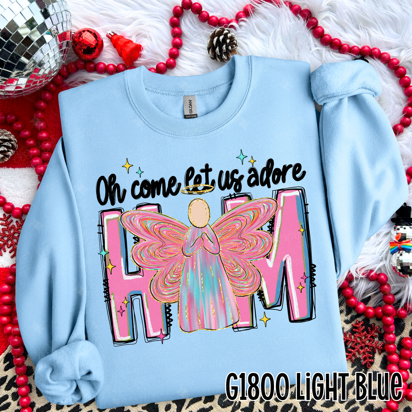 OH COME LET US ADORE HIM - DTF TRANSFER