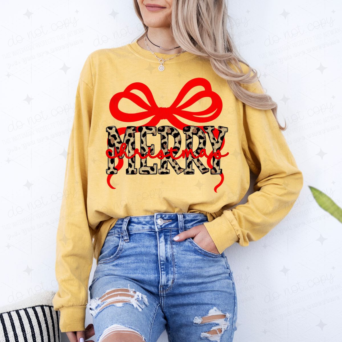 COQUETTE MERRY CHRISTMAS - COMPLETED TEE