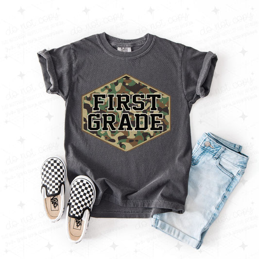 CAMO FIRST GRADE - DTF TRANSFER