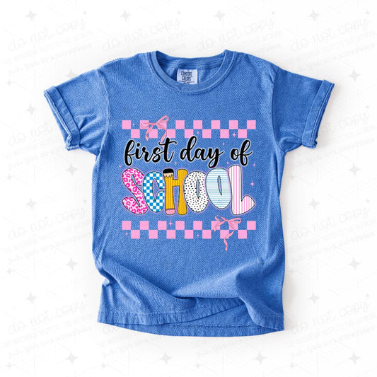 COQUETTE FIRST DAY OF SCHOOL - DTF TRANSFER