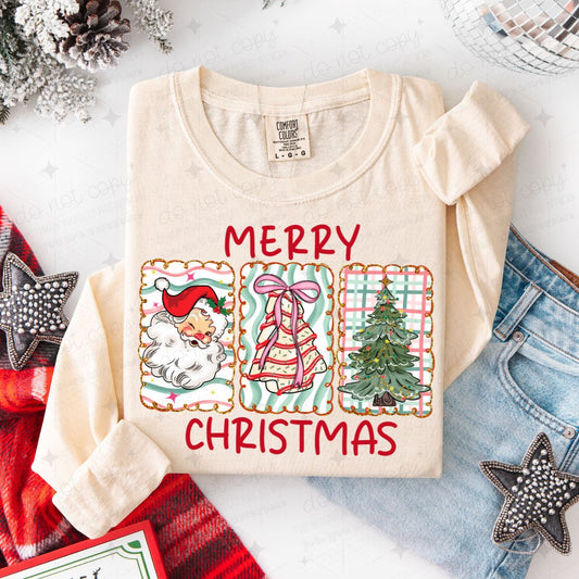 COQUETTE MERRY CHRISTMAS - DTF TRANSFER