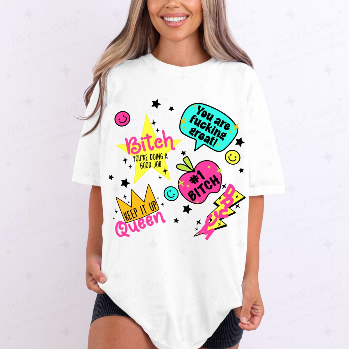 AGGRESSIVE AFFIRMATIONS - COMPLETED TEE