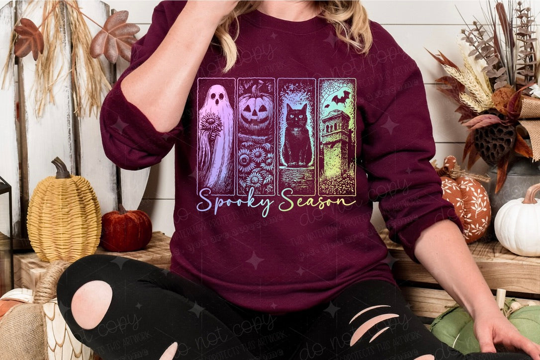 OMBRE SPOOKY SEASON PANEL - DTF TRANSFER