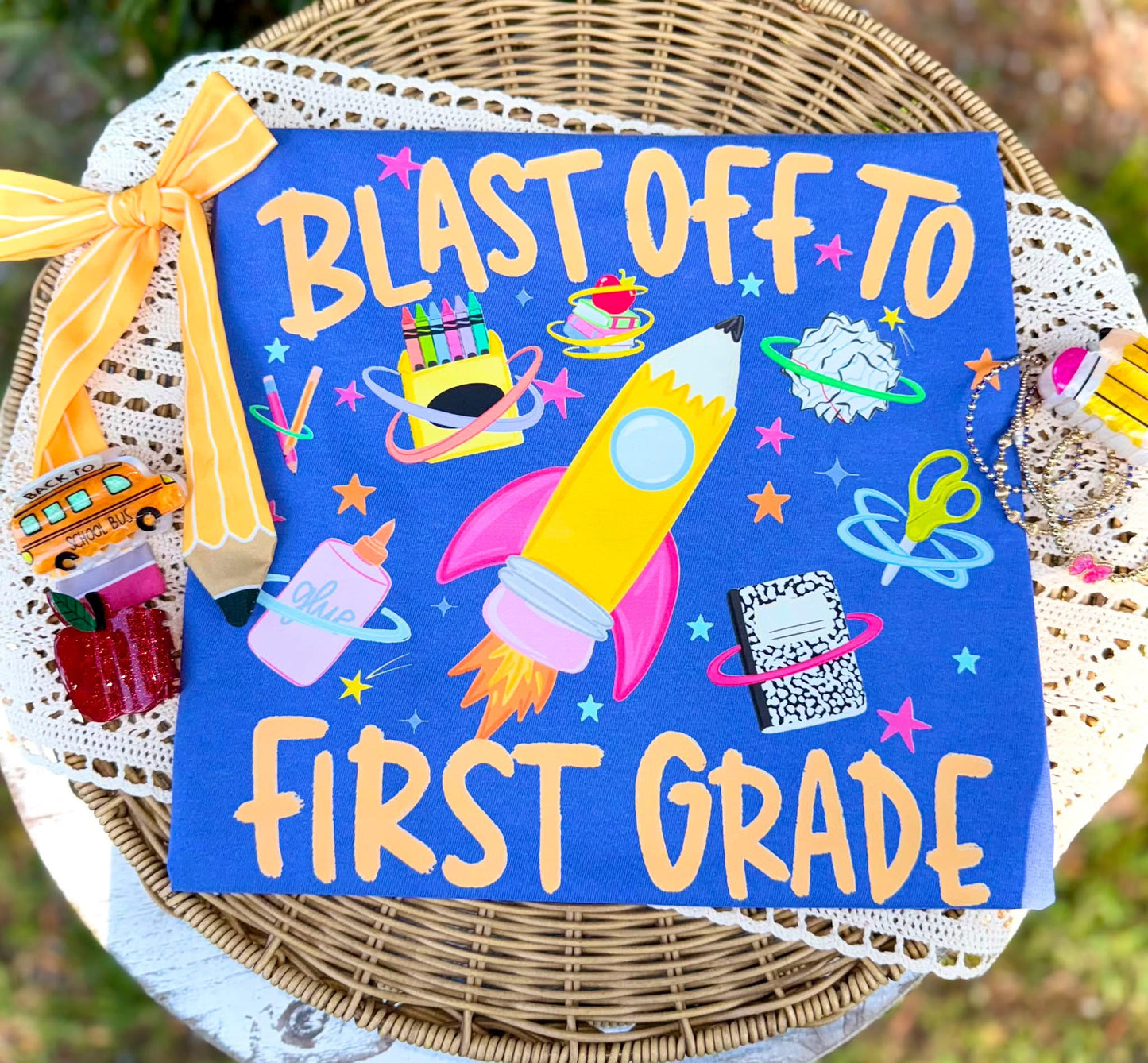 BLAST OFF TO GRADE GIRL - DTF TRANSFER